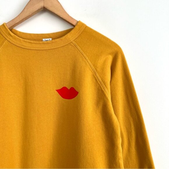 Clare V Lips Sweatshirt - Picture 2 of 8